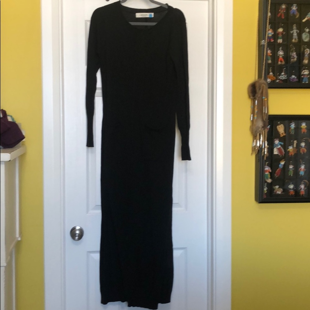 Black Anthropologie lightweight sweater dress